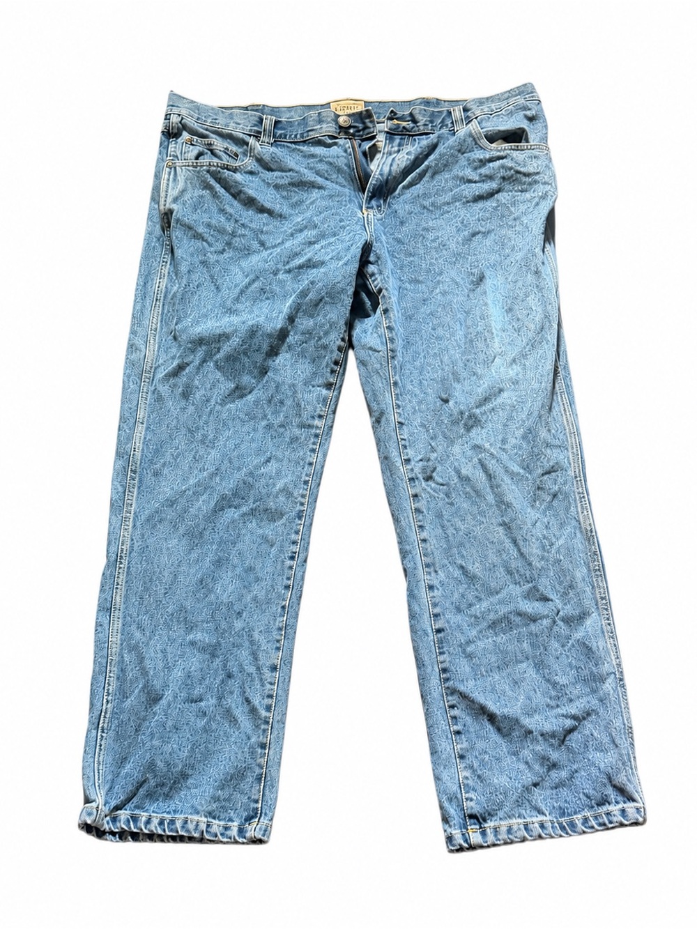 Red Head Brand Co Men’s 42x32 Light Wash Blue Denim Jeans